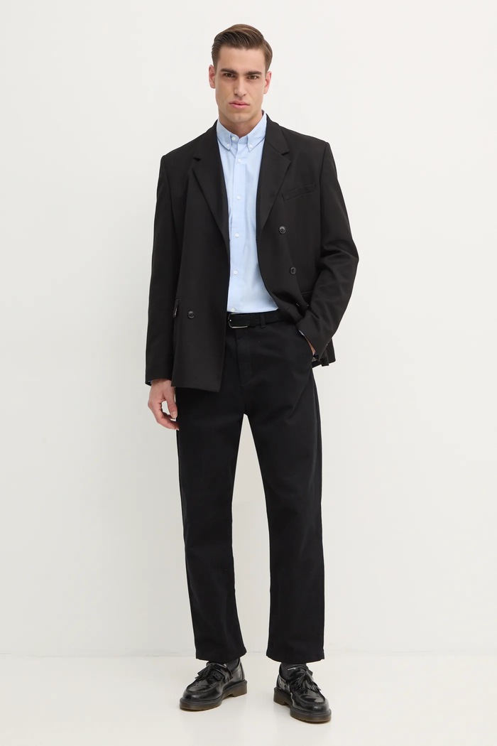 Odzież Calvin Klein koszula K10K113614 niebieski