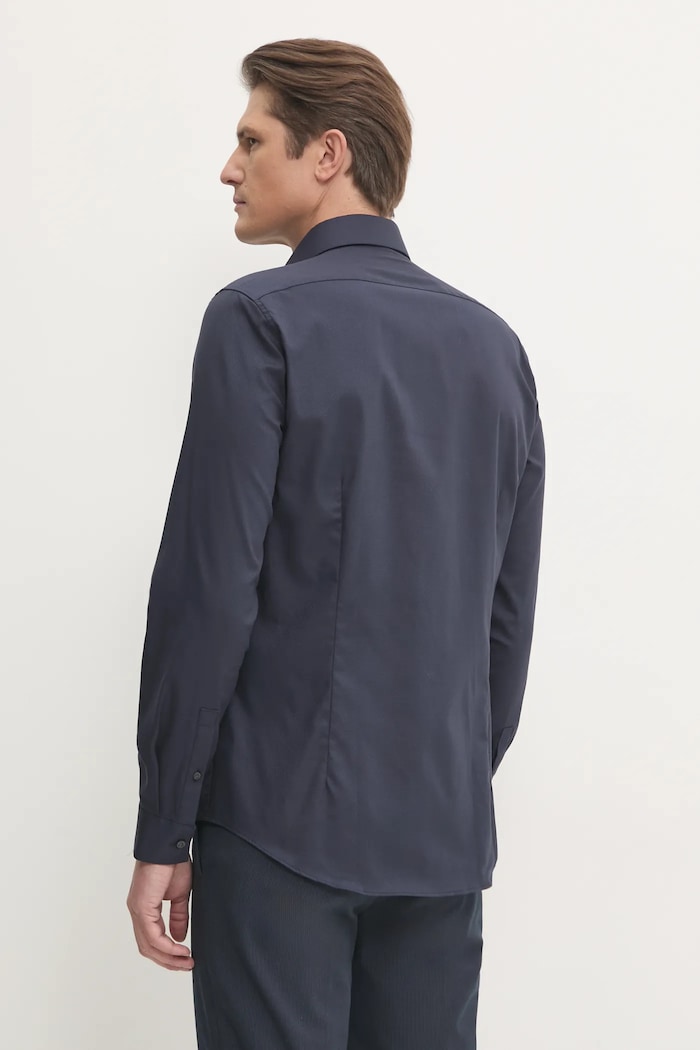 Calvin Klein koszula granatowy K10K114326
