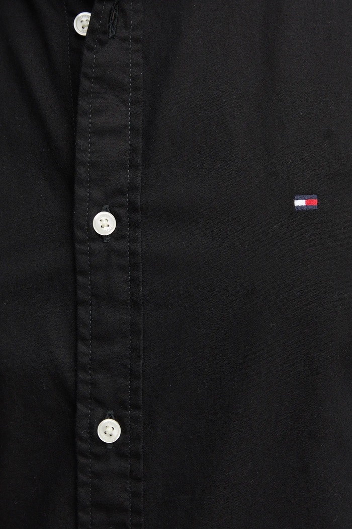 Tommy Hilfiger camasa din bumbac MW0MW38137 negru