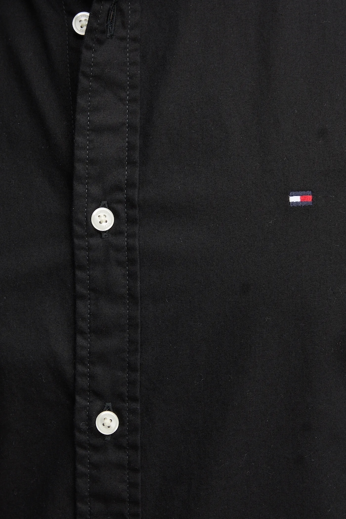 Tommy Hilfiger camasa din bumbac MW0MW38137 negru