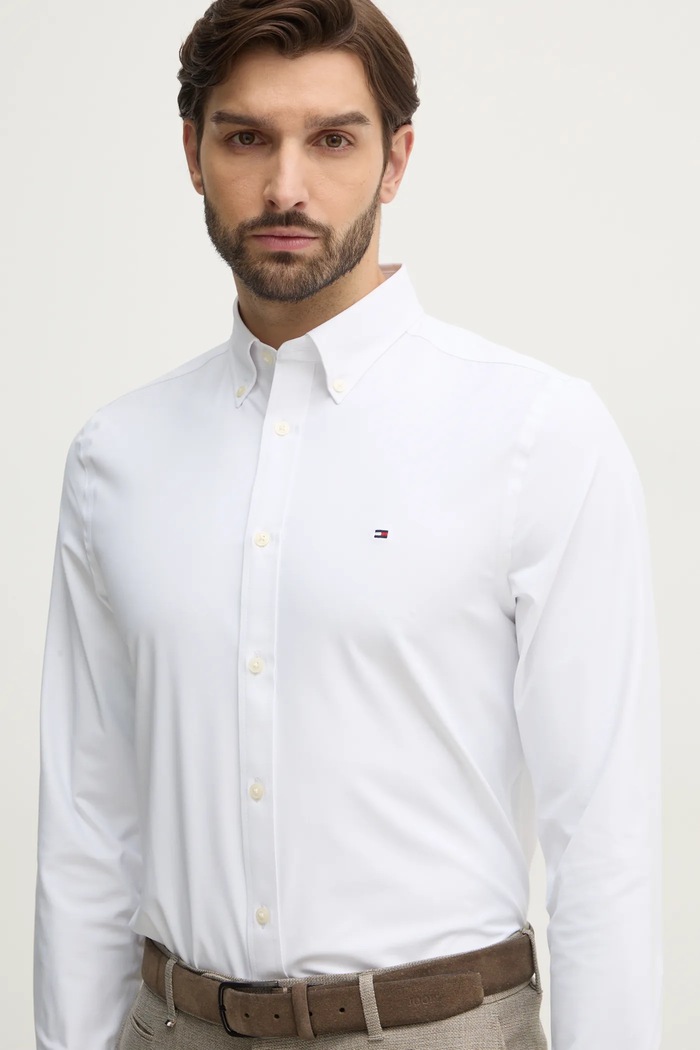 Košile Tommy Hilfiger Tommy Hilfiger bílá MW0MW39004