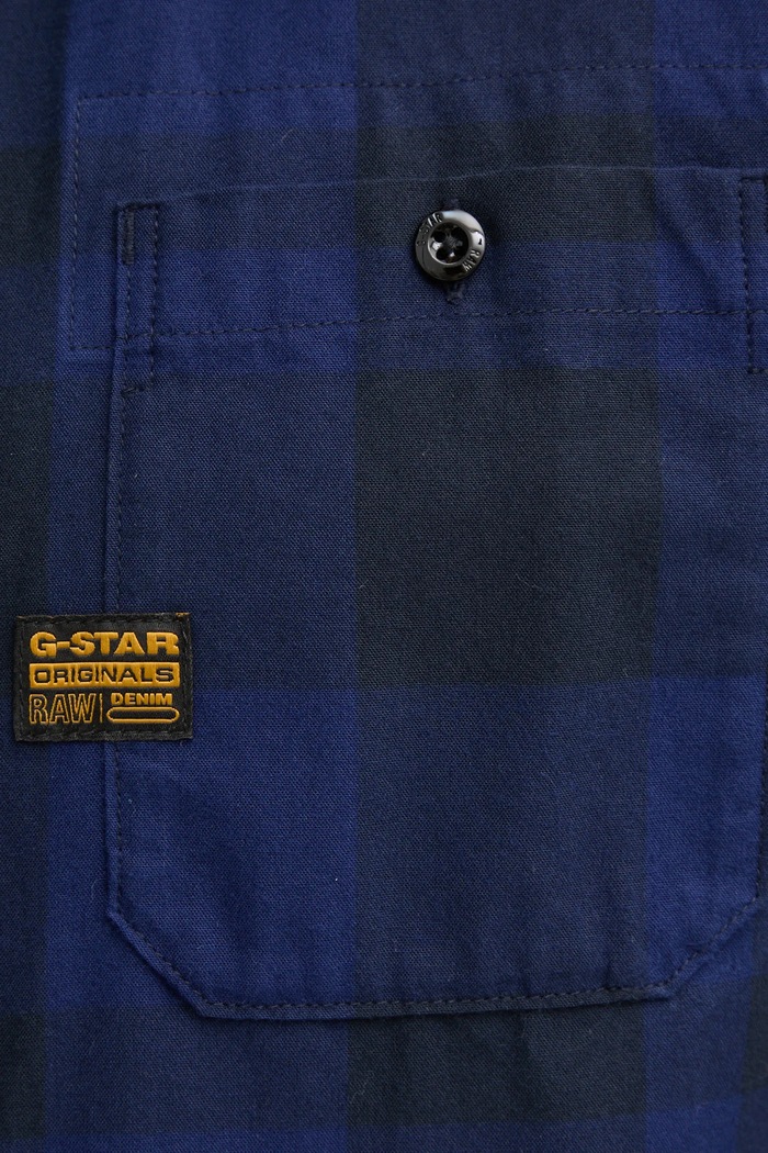 Cămașă din bumbac G-Star bleumarin D23553.D412