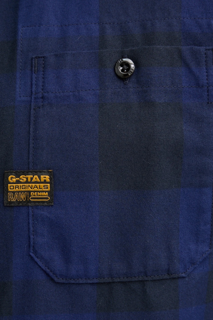 Cămașă din bumbac G-Star bleumarin D23553.D412