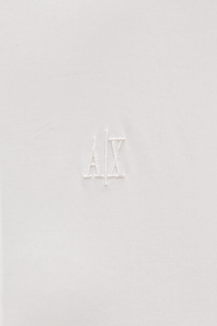Armani Exchange košile pánská bavlněná s elastanem XM000339.AF10192.NOS bílá