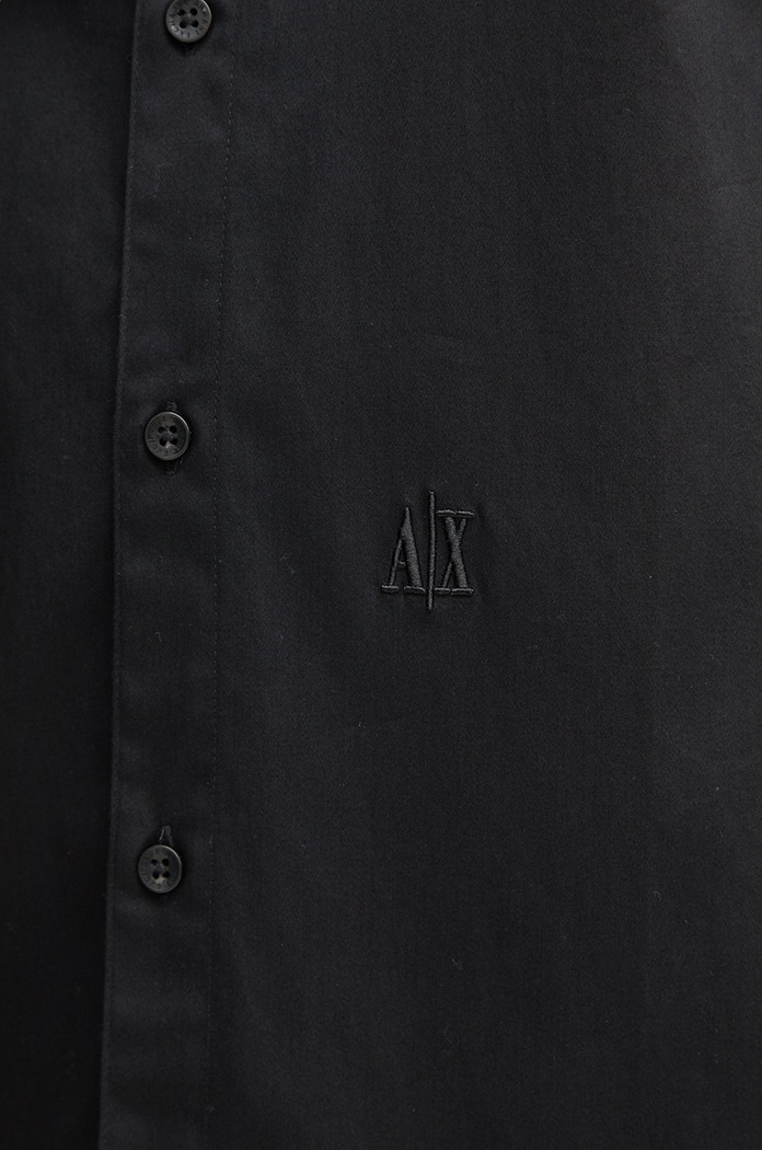 Armani Exchange košile pánská bavlněná s elastanem XM000339.AF10192.NOS černá