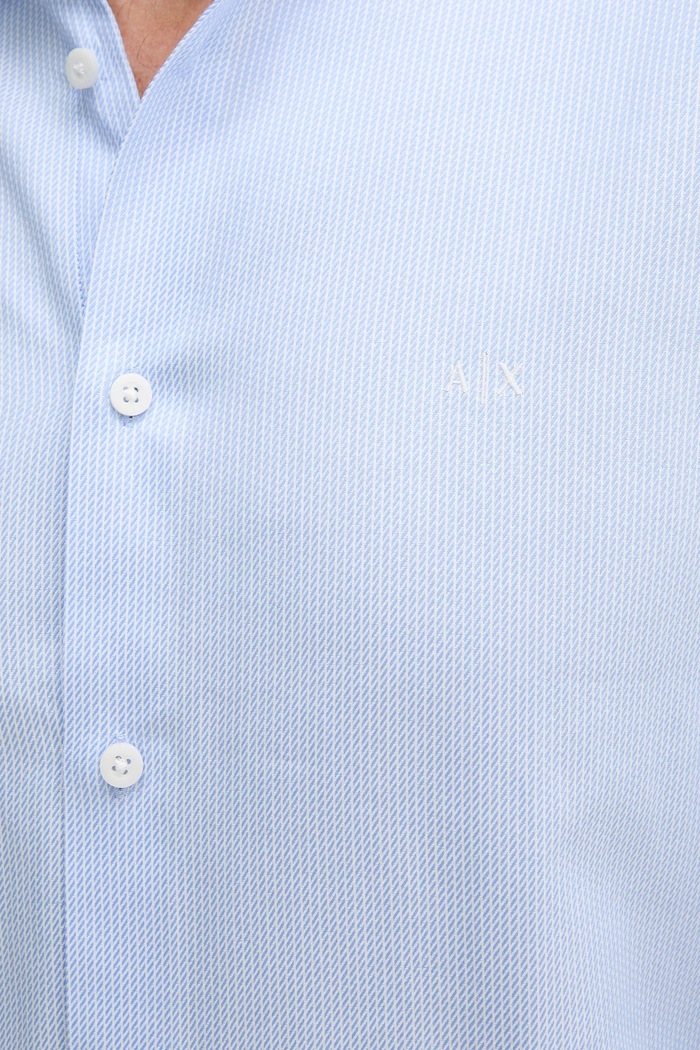 Cămașă din bumbac Armani Exchange albastru XM000714.AF13207