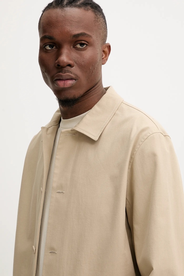 A.P.C. koszula veste rodney beżowy COHFU.H32009