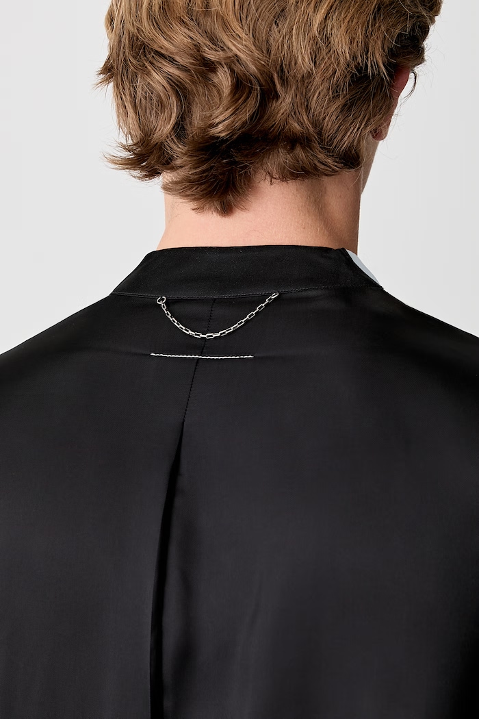 MM6 Maison Margiela košulja s pamukom za muškarce plava SH0DT0022