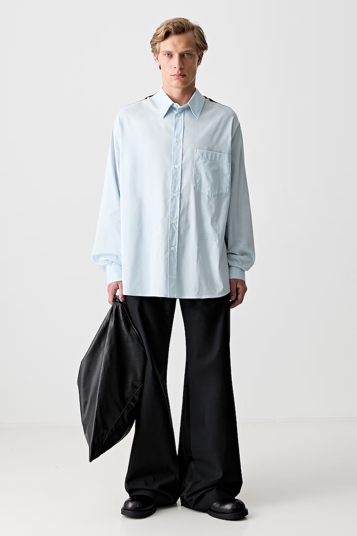 MM6 Maison Margiela košulja s pamukom za muškarce SH0DT0022