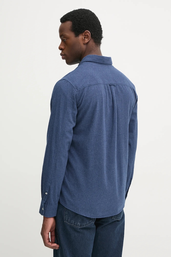 Pepe Jeans koszula bawełniana AARON granatowy PM308804