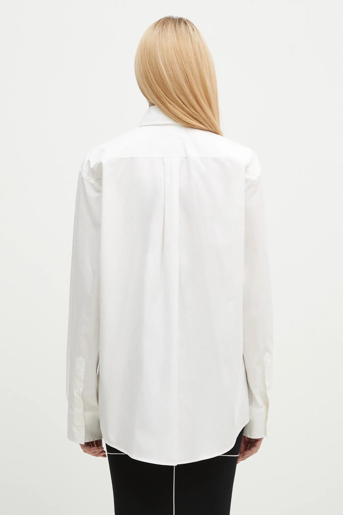 Odjeća Pamučna košulja MM6 Maison Margiela SH0DT0020 bijela
