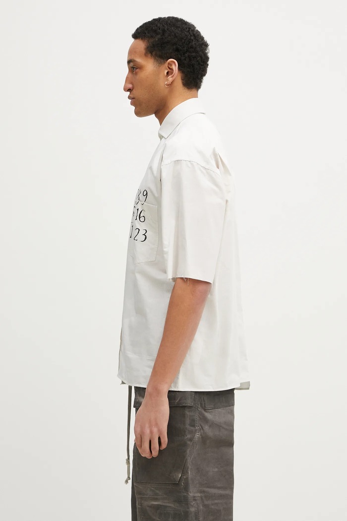 MM6 Maison Margiela camicia in cotone SH0DR0007 beige SS25