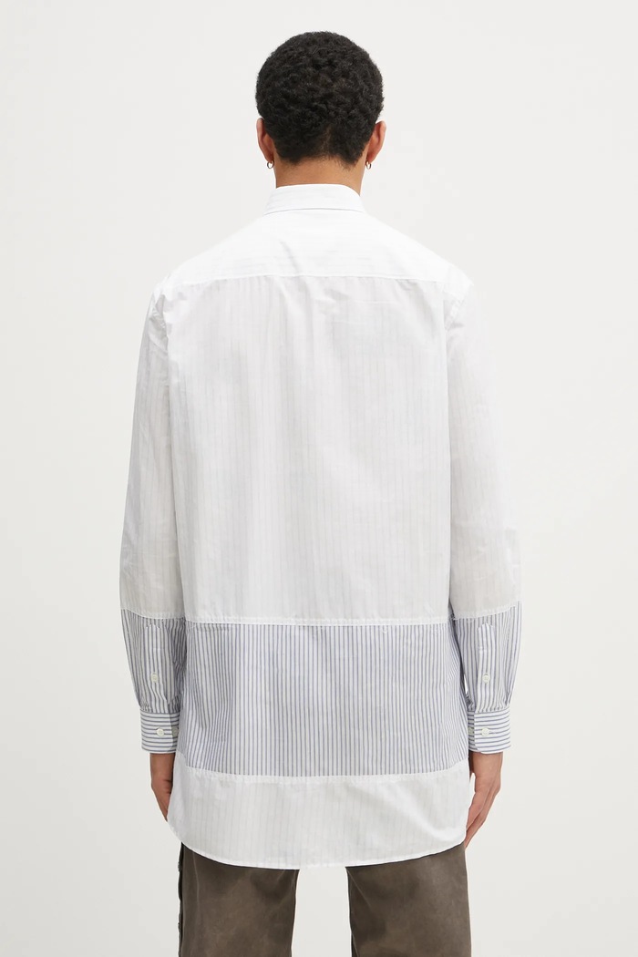 Oblečenie Bavlnená košeľa MM6 Maison Margiela SH0DT0021 biela