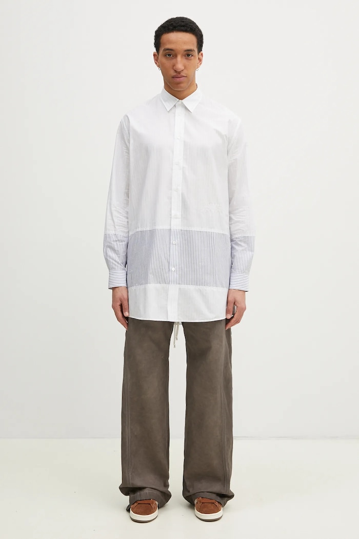 Bavlněná košile MM6 Maison Margiela SH0DT0021 bílá