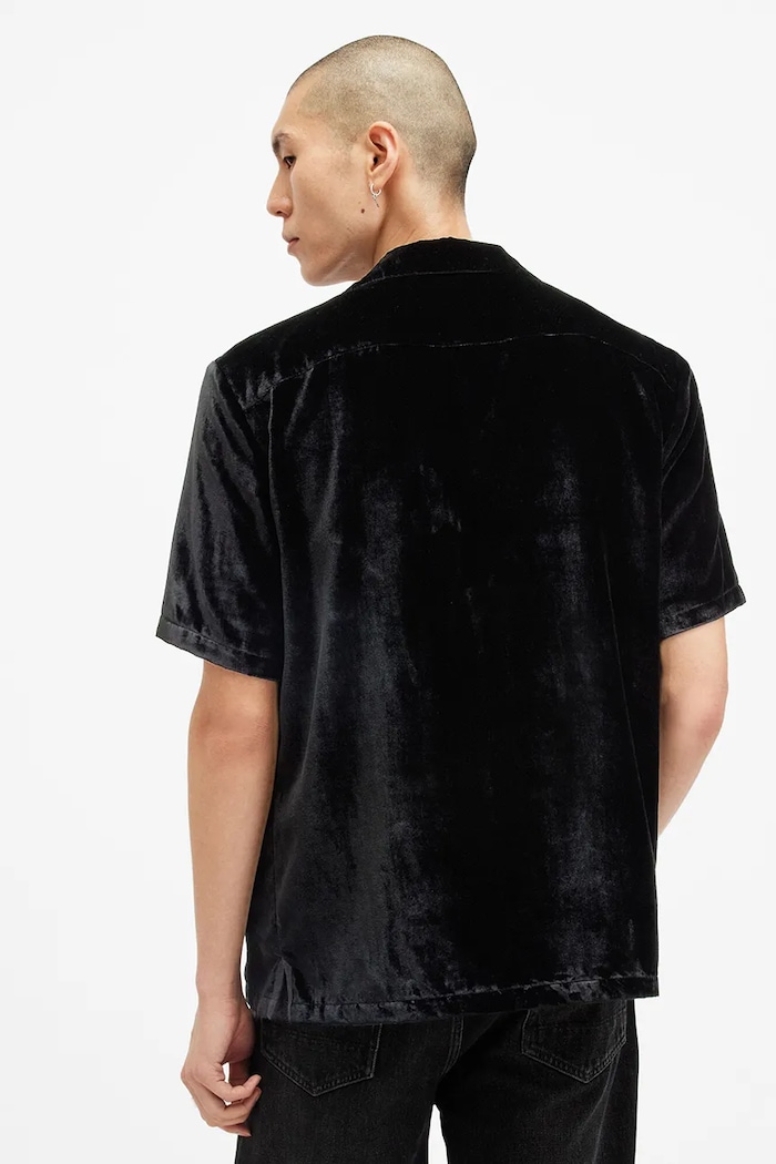 Košile AllSaints RUNA AllSaints M100SB černá