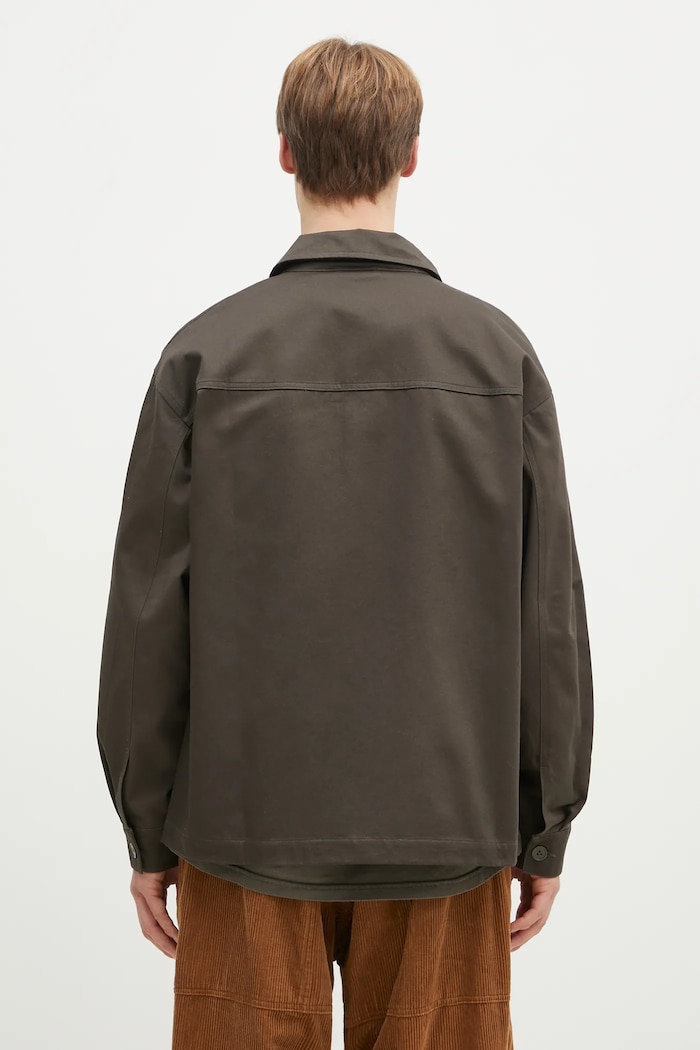 Odzież adidas Originals koszula bawełniana Premium Essentials Shirt JD3343 zielony