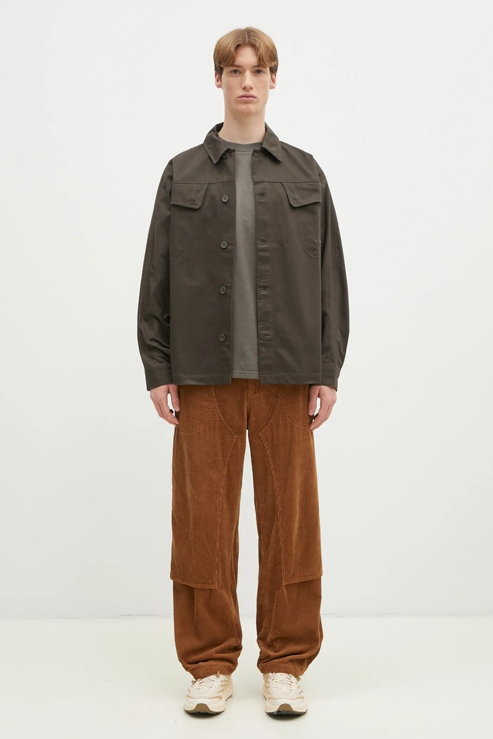 adidas Originals koszula bawełniana Premium Essentials Shirt JD3343 zielony