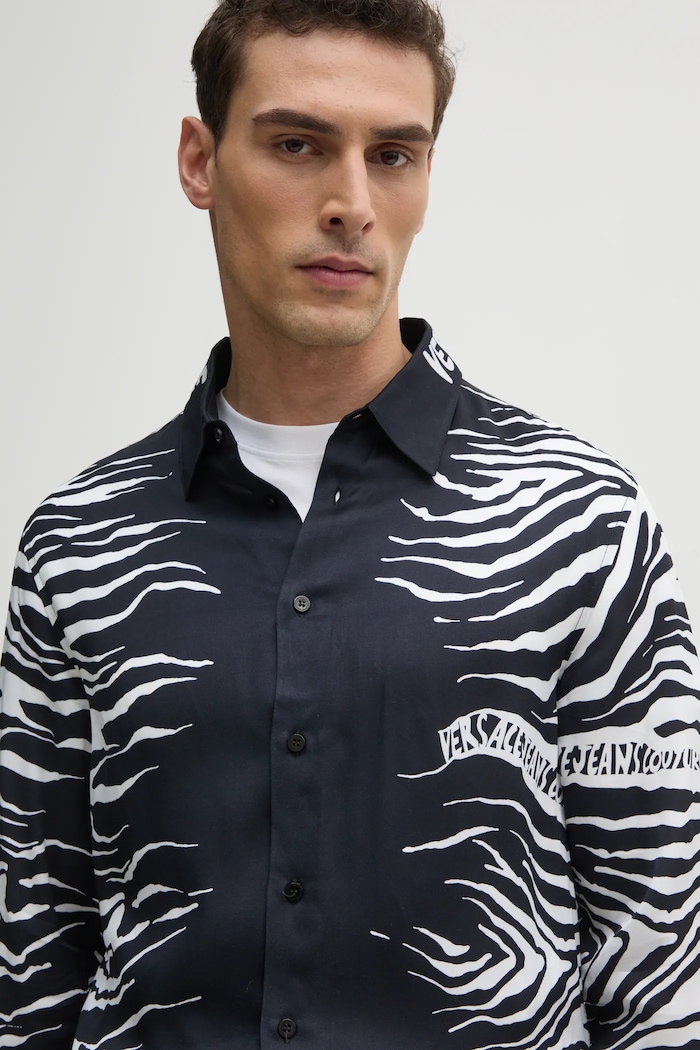 Košulja Versace Jeans Couture crna 78GAL2RZ.NS619