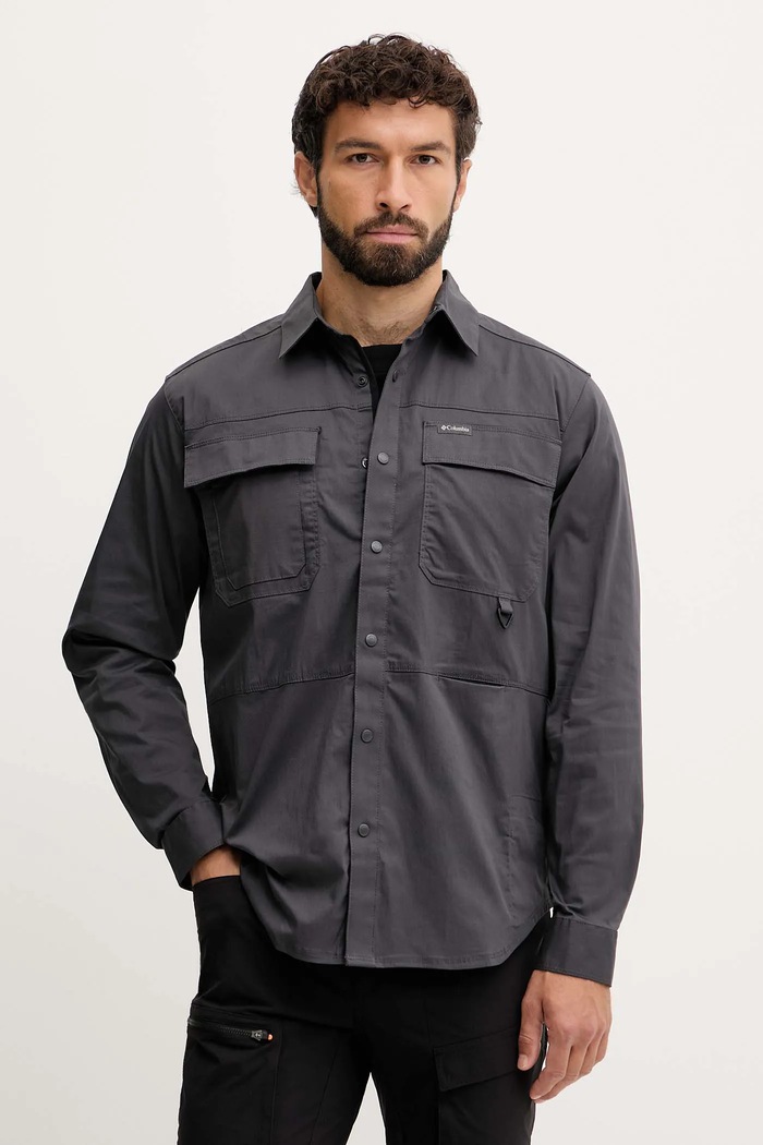 Columbia koszula Landroamer Twill z elastanem szary 2120581