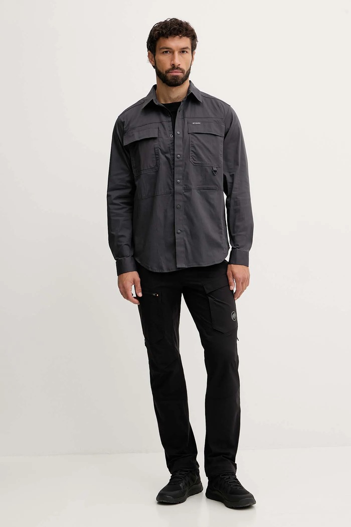 Columbia koszula Landroamer Twill 2120581 szary SS25