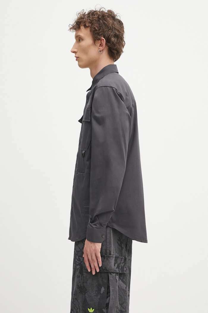 Columbia camicia Landroamer Twill 2120581 grigio SS25