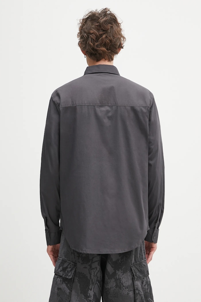 Abbigliamento Columbia camicia Landroamer Twill 2120581 grigio