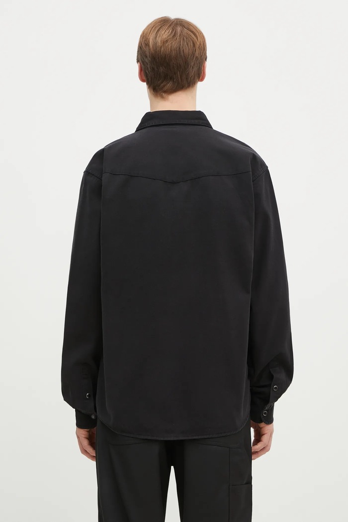 Odjeća Pamučna košulja Carhartt WIP Longsleeve Santa Fe Shirt I034384.89GD crna