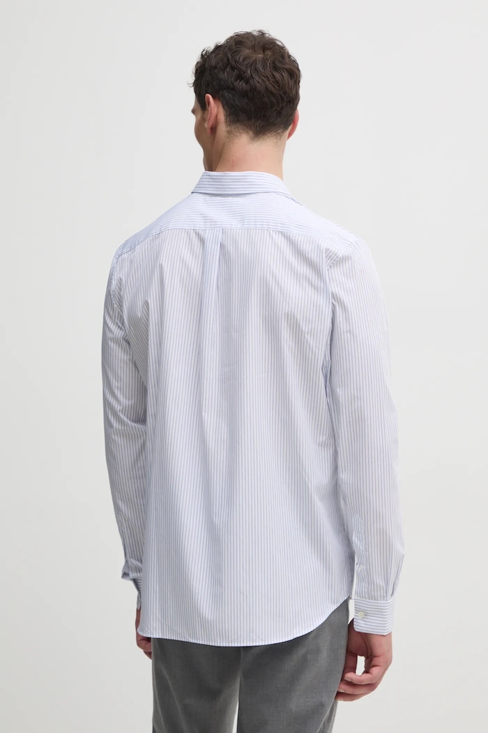 Ρούχα Βαμβακερό πουκάμισο Lacoste CH9087 μπλε