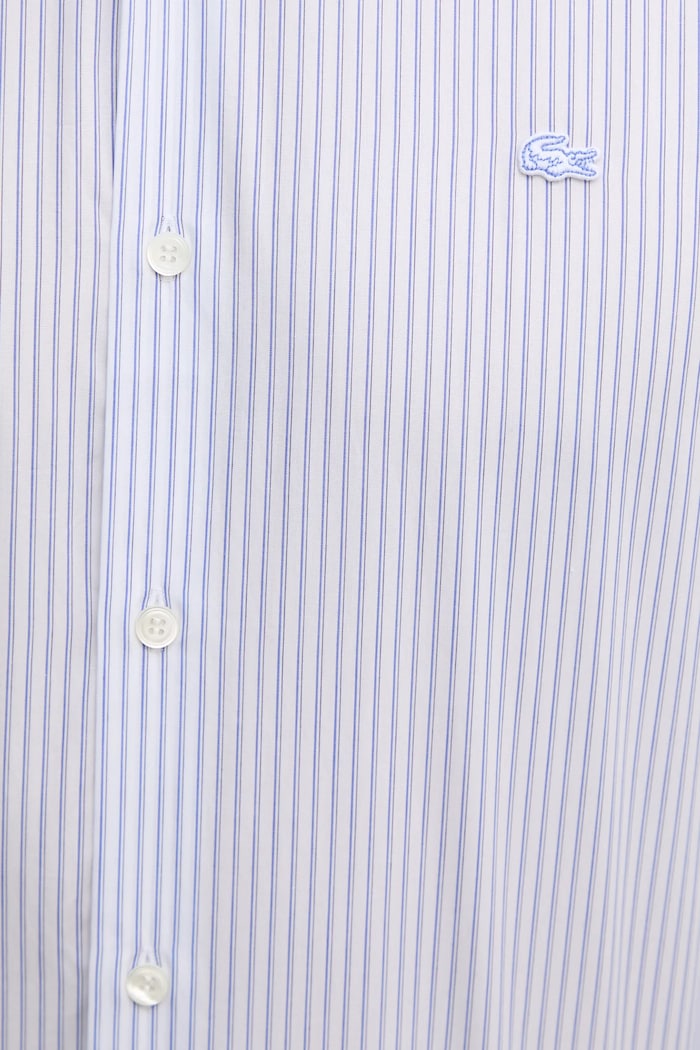 Βαμβακερό πουκάμισο Lacoste CH9087 μπλε
