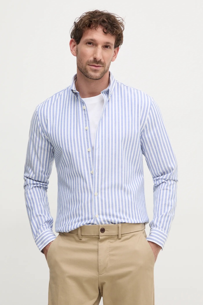 Lindbergh cămașă cu modele albastru 30.203536.BLUE