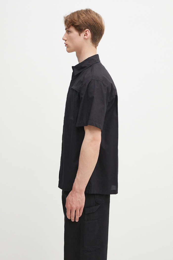 Βαμβακερό πουκάμισο The North Face Heritage NF0A8B76JK31 μαύρο SS25