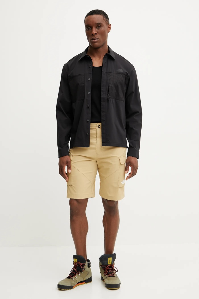 The North Face Cămașă Lightrange NF0A8B53JK31 negru SS25