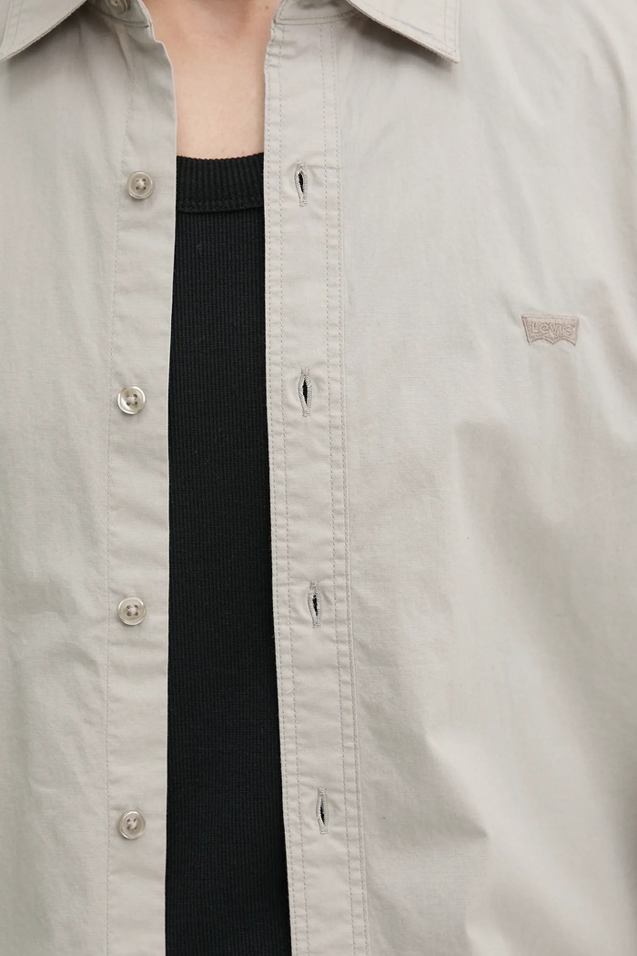 Levi's koszula LS BATTERY HM SHIRT SLIM 86625 szary