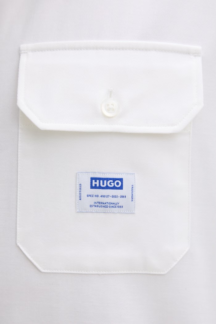 HUGO Blue cămașă pentru bărbați din bumbac 50517871 bej