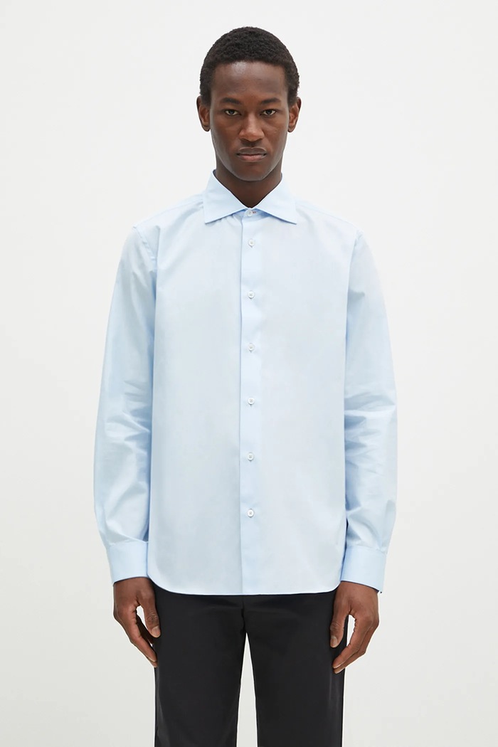 Bavlněná košile Paul Smith bavlna modrá M1R.790Y.M00050