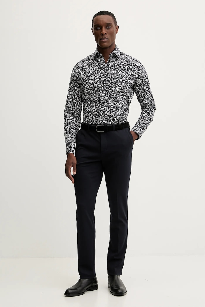 Paul Smith koszula bawełniana M1R.800P.P02609 czarny SS25