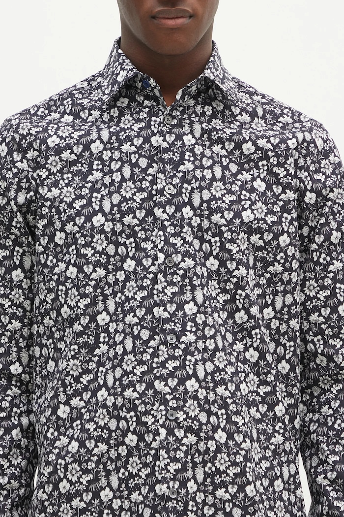 Bavlněná košile Paul Smith černá M1R.800P.P02609