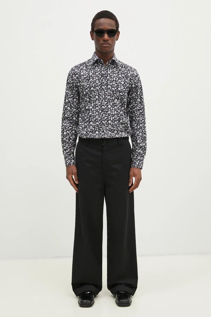 Bavlněná košile Paul Smith M1R.800P.P02609 černá