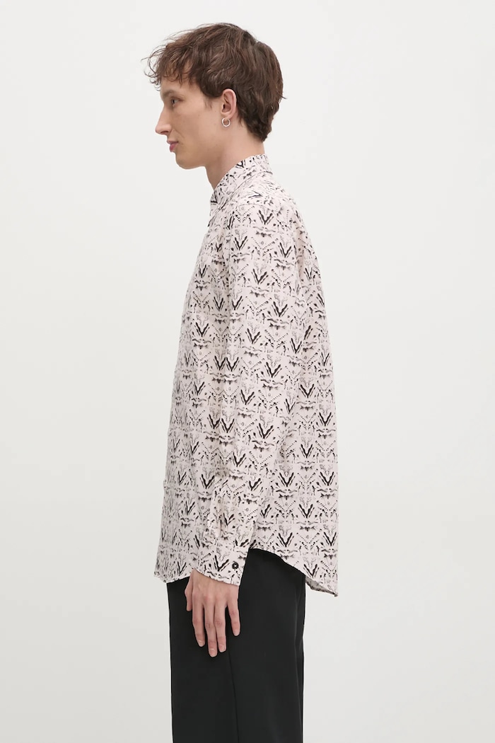 Paul Smith koszula bawełniana M1R.901U.P02598 beżowy SS25
