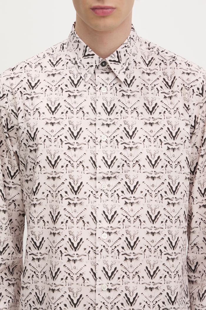 Бавовняна сорочка Paul Smith бежевий M1R.901U.P02598