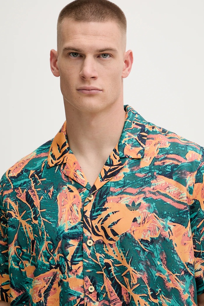 adidas Originals koszula Resort Shirt pomarańczowy KC5901