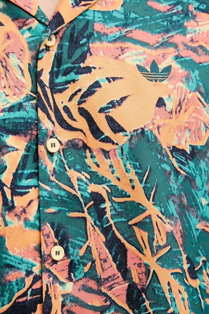 adidas Originals koszula Resort Shirt KC5901 pomarańczowy