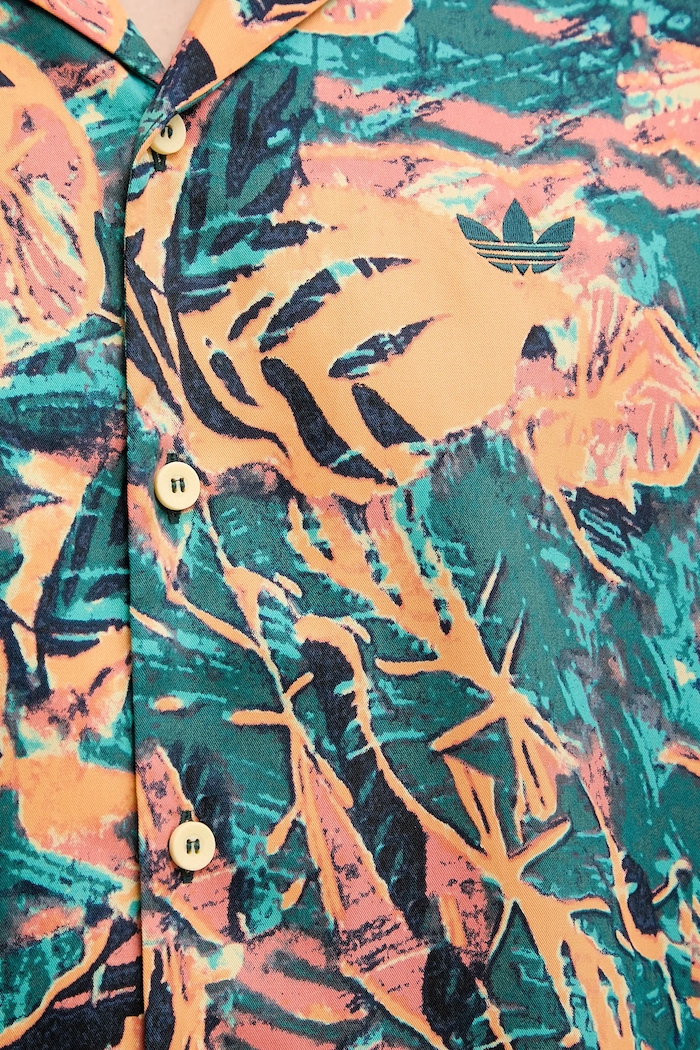 adidas Originals koszula Resort Shirt KC5901 pomarańczowy
