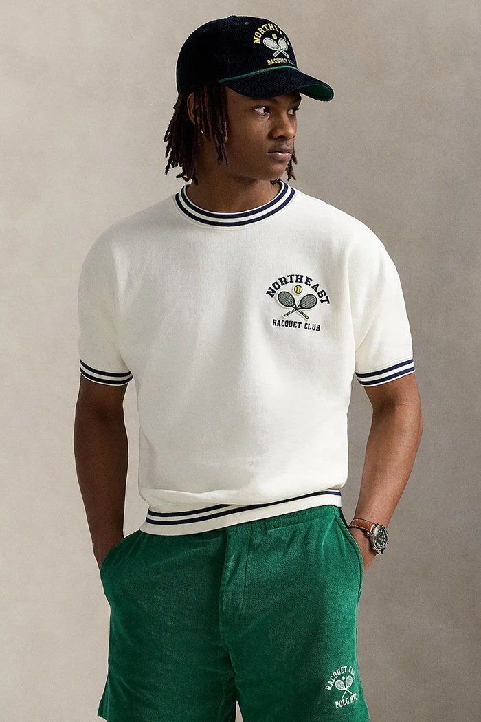 Polo Ralph Lauren t-shirt Short Sleeve Sweatshirt plain white 710964975
