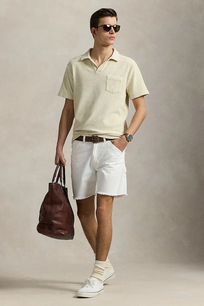 Îmbrăcăminte Polo Ralph Lauren polo de bumbac Polo Shirt 710965382 bej