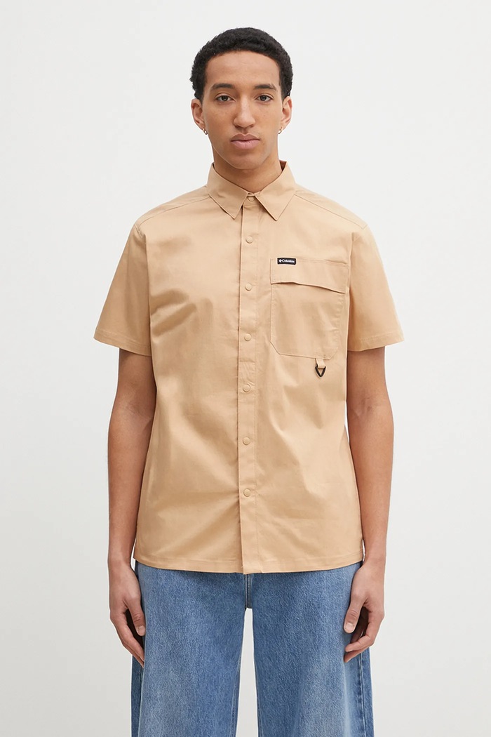 Košulja Columbia Landroamer Twill Shirt ostalo smeđa 2120591