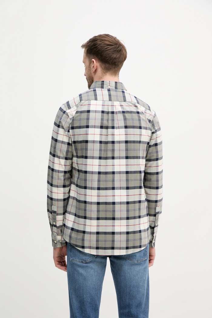 Odzież Barbour koszula Lewis Tailored Shirt MSH5070 szary