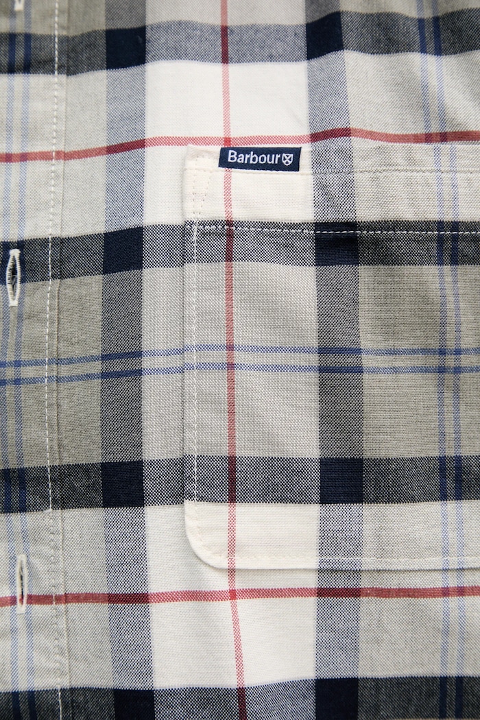Barbour koszula Lewis Tailored Shirt MSH5070 szary