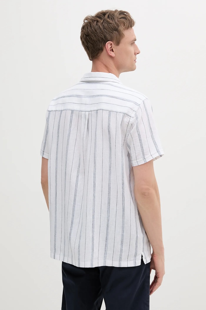Odjeća Košulja Barbour Garnock Stripe S/S Regular Fit Shirt MSH5608 bijela