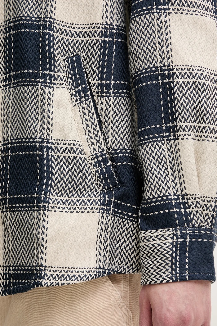 Desigual koszula bawełniana LUMBERJACK 25SMCW08 granatowy